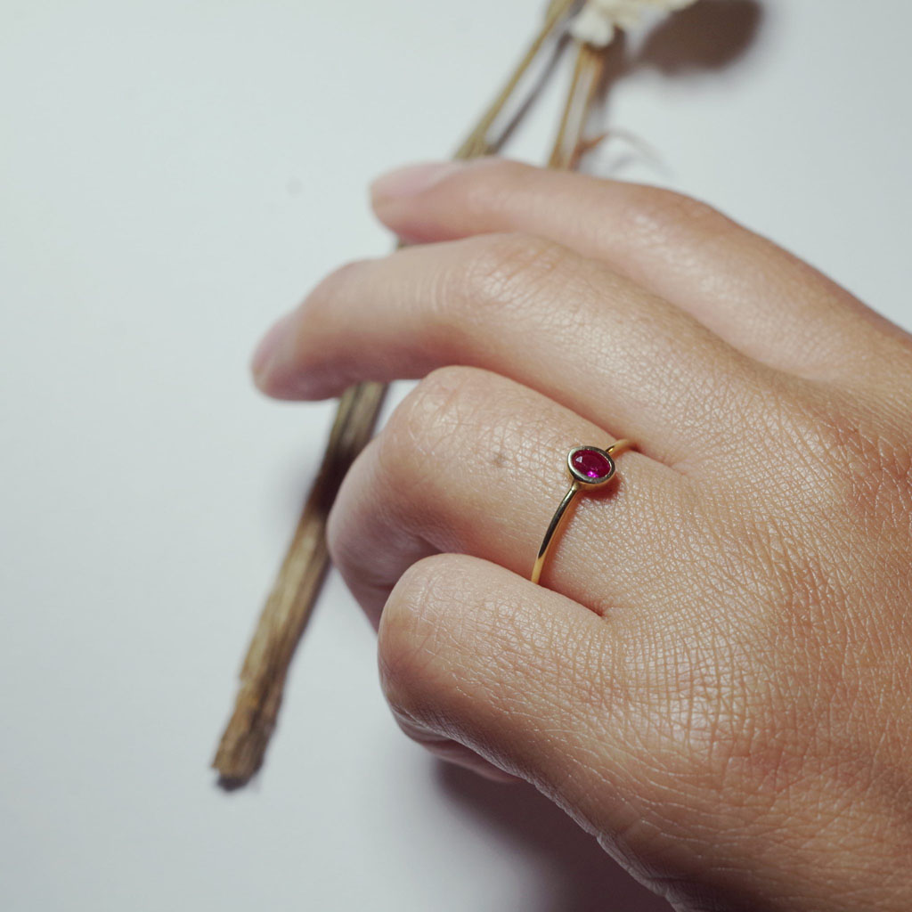 Anillo LUZ Cristina Bermeo, Joyas Artesanales