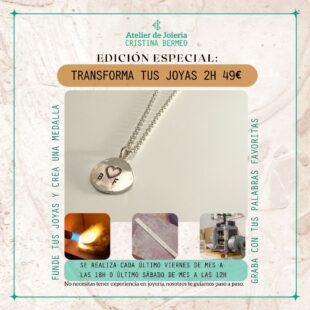 Taller TRANSFORMA TUS JOYAS
